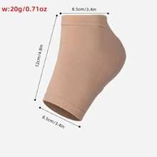 Anti-Riss Socken für Herren und Damen, Fußschutz Socken, Knöchelschutz, Silikon-Socken gegen Risse und für Feuchtigkeit bei High Heels (dehnbar, geeignet für allgemeine Größen)