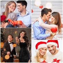 10 Sheets/80pcs Red Fake Lips Temporary Tattoo Stickers,Waterproof Red Kiss Temporary Tattoo Stickers,Sexy Lip Stickers Print For Adult Women Valentines Day Theme Decorations - Red - View 7