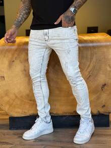 SKINNY PLAYER JEANS - Light Grey - View 4