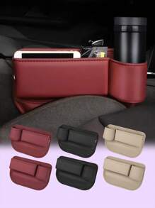 Car Seat Gap Storage Organizer - Large Capacity Design, Easy To Access, Prevent Items From Falling, Simple Installation, Suitable For Most Cars, SUVs And Trucks - Perfect For Driver And Passenger Seats, Easy To Use, Keep The Car Tidy, Car Storage Box Car Seat Gap Armrest Box Storage Box, Car Supplies Good Things Practical Mobile Phone Placement Box