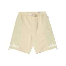 Puma 男士夏季拼色印花運動百慕達短褲附腰帶，直筒運動短褲 62192488 - 烤杏仁色 - 查看 3