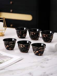 1 件/6 件/8 件/12 件陶瓷杯，适用于厨房、餐厅、客厅、礼品，适用于茶、咖啡、牛奶、果汁、婚礼、派对、生日 - 彩色 - 查看 9