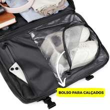 Large Business Travel Backpack Vacuum Laptop Onboard - màu đen - Xem 3