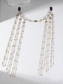 1pc Exotic Exquisite Headpiece Headchain Brow Pendant, Fashion Accessory Halloween - Multicolor - View 2