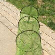 Foldable Fishing Basket Nets, Crab & Shrimp Trap, Lobster & Crawfish Bait Trap - Multicolor - View 8