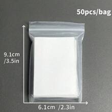 50 unidades/saco de capas de cartão transparentes foscas de um lado, 3 pol. (56*87 mm~58*89 mm) protetores de cartão fotográfico KPOP, película protetora de plástico, capas finas transparentes para cartão fotográfico instantâneo