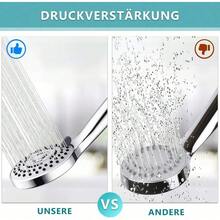 Dreiteiliges Duschset aus ABS, langlebig und leicht zu installieren, mit mehreren Wasserstrahlarten, geeignet für das heimische Hotelbad - Grau - Übersicht 5