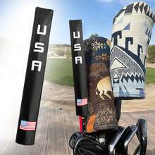 FINGER TEN 高尔夫校准杆套 杆头套 杆架 皮革 14''* 2'' 美国制造 黑色 白色 绿色 可容纳至少 2 根球杆 - 彩色 - 查看 11