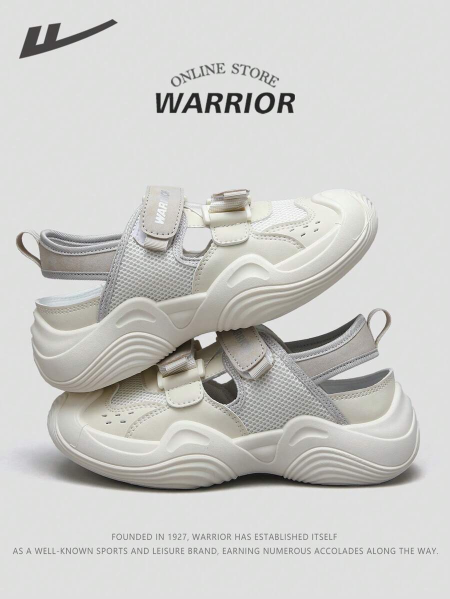 WARRIOR Nuevas sandalias deportivas de mujer serie Warrior 2025, zapatos de agua, diseño de correa y de baja altura, rosa, empeine de malla, suela gruesa y suave, adecuado para correr al aire libre en verano, actividades en la playa, refrescante y cómodo