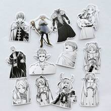 70 pezzi Adesivi decorativi Frieren: Beyond Journey's End per custodie di smartphone, skateboard, chitarre, bagagli, iPad, laptop, borracce, forniture scolastiche, back to school
