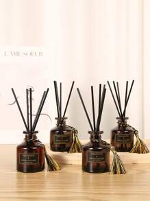 1 pezzo - Set diffusore di olio profumato senza fiamma, profumo di legno di sandalo per uso domestico dalla lunga durata, adatto per camera da letto, ambienti domestici, bagno, arredo di lusso per la casa, salotto, ecc., aromaterapia, deodorante per ambienti, diffusore, regalo, decorazione per la casa