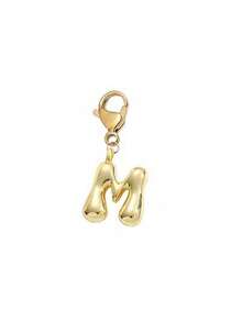 Bubble Letters Cute Necklace Pendant Bag Pendant-Lucky Crystal Pendant, Alphabet Letters A-Z, Shiny Alloy Bag And Backpack Pendant-Perfect Gift For Birthdays And Special Occasions, Key Chain Ring Bag Backpack Pendant Car Pendant Gift For Ladies And Girls, Wallet And Handbag Accessories. - Gold - View 10