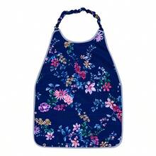 1pc Adult Bib - Elderly Meal Bib With Foldable Pocket Design, Prevent Falling Crumbs And Protect Clothing, Suitable For Dining, Elegant For Men & Women