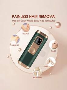 zs 1pc 999,990 Flashes 5 Levels IPL Laser Hair Removal Devices For Women Permanent Bikinis Armpits Legs Body Manual And Auto Modes Body Painless Hair Removal Epilator Home Use - 查看 6