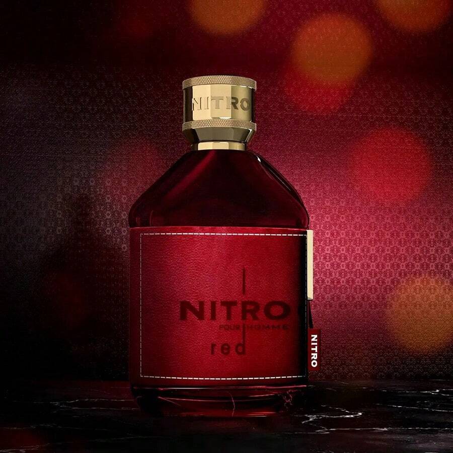 NITRO RED - 3.4oz - Eau De Parfum - Luxury Perfume For Men - Fruit, Woody, Floral & Masculine Fragrance - Long Lasting Cologne Mist & Body Spray - For Him - 濃烈香調 - 查看 1