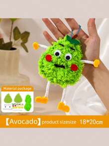 1 Pc Felt Fruit Handmade Craft, Non-Woven Fabric Sewing Fun, Decorative Hanging Accessory, Creative DIY Craft Kit, Educational Toy For Children