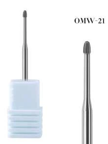 1件装专业高品质钨钢美甲钻头电动打磨机配件抛光切割器美甲工具用品