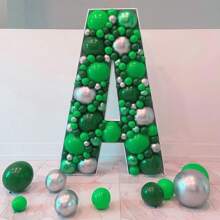 绿色气球乳胶派对气球 5/10/12/18 英寸 -10/30/50/70/90 个深绿色圆形氦气球适用于深绿色主题婚礼毕业周年生日派对丛林动物圣诞派对 - 深綠色 - 查看 5