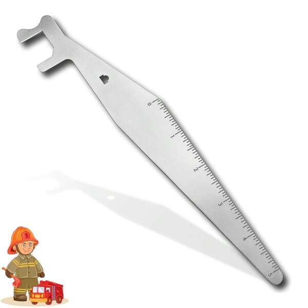 Firepik Pro, Firepik, Ferramenta para Arrombar Fechaduras, Ferramenta de Arrombamento de Fechaduras, Ferramentas para Bombeiros, Ferramenta de Alavanca Multiuso, Ferramentas Manuais, Ferramentas para Corpo de Bombeiros, Ferramenta de Arrombamento de Fechaduras para Bombeiros, 1 Peça