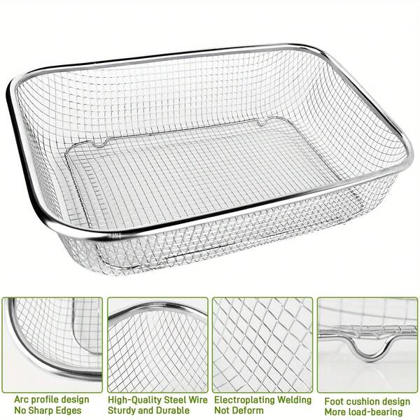 Stainless Steel Soil Sieve -1/4 Inch Mesh Horticultural Sieve, Suitable For Rock Filtration, Composting, And Sand, Durable Anti Rust Manual Tool, Suitable For Functional Gardening And Outdoor Use | Anti Rust Material, Horticultural Soil Sieve