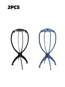 1 pieza/2 piezas Soporte de peluca, soporte para cabeza de peluca para múltiples pelucas Soporte plegable Herramienta de exhibición de pelucas duradera Soporte de viaje para todas las pelucas, Soporte portátil para peluca Soporte de exhibición para sombrero Soportes de peluca portátiles de viaje para múltiples cabezas de peluca Estable