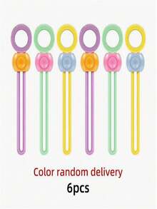 1/3/6pcs Colorful Sealing Bands Sealing Clips Food Sealing Ropes For Tying Kitchen Food Preservation Multi-Purpose Sealers - Multicolor 1 - View 12