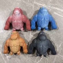 1 件挤压减压猴子玩具,慢回弹减压玩具,热销新款 2025 款,适合作为生日、复活节、感恩节礼物,新奇玩具 - 彩色 - 查看 15