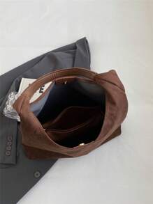 Set de 2 bolsos de mano de madre e hijo auténtico con monedero, bolso de hombro casual de gran capacidad, versátil y elegante para uso diario y commuting
