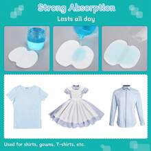 100/60pcs Oversized Underarm Sweat Pads, Unisex Disposable Sweat Absorbent Pads, Suitable For Super Absorbent, Odorless, No Sweat Underarm Protection, Gym