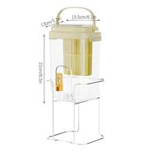 1pc High-End Refrigerator Water Dispenser/Fruit Tea Bucket With Tap, Home Beverage Cooler Jug, Outdoor Picnic