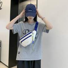 Large Capacity Men's Bag Shoulder Bag High-Quality Versatile Shoulder Bag Couple Small Backpack Sports Chest Bag Manufacturer