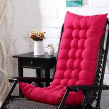 1 pieza Cojín reclinable acolchado y grueso, cojín grueso para silla mecedora de doble cara, cojín para silla plegable para descanso, cubierta superior fija, relleno esponjoso de algodón de perla de alta calidad para silla reclinable de gravedad cero