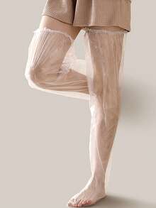 [Quantity] Pcs/Set Disposable Waterproof Long Foot Mask, Moisturizing Leg Spa Treatment, Thickened Multipurpose Hand Moisturizing Gloves, Suitable For SPA, Daily Skincare, Wellness Center, Beauty Salon - Multicolor - View 30