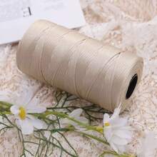 2.5mm X 218yards Flat Polyester Ribbon Yarn For Knitting & Crochet, Polypropylene Tassel Cord For Sun Hats, Bags, Wallets, Shoes, Mats, DIY Crafts, Decoration Projects - Multicolor - View 21