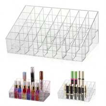40 Fach Lippenstift Aufbewahrungsbox aus Acryl, transparente Lippenstift Halterung, Kosmetik Aufbewahrungsbox, Lippenstift Halter, Kosmetik Aufbewahrungsbox, ideal für den Schulstart