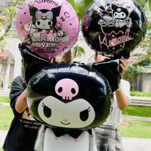 Sanrio 1 pezzo, 116cm Palloncino grande a forma di Kitty tridimensionale in lamina di alluminio per festa di compleanno, decorazioni per feste, forniture per feste a tema Hello Kitty