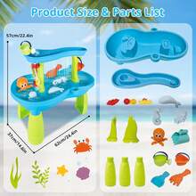 Luxury Beach Water Table For Kids - Multicolor - View 2