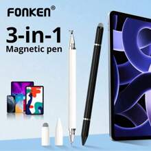 Magnetic Adsorption 3 In 1 Universal Stylus Pen Drawing Capacitive Touch Pencil For Android IPad Tablet Smart Phon
