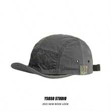 1 pezzo, cappellino da baseball unisex, stile retrò, traspirante, sottile, a 5 pannelli, regolabile 56-58cm, morbido picco, adatto per primavera/estate, non in poliestere