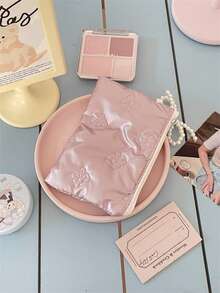 1个迷你蝴蝶结印花迷你化妆包，旅行小巧女士口红收纳袋，拉链设计，甜美风格，可收纳化妆品、口红、珠宝、纸巾、卫生巾等，带吊坠。其他用途：化妆包、化妆袋、化妆品收纳包、旅行、化妆袋、包、梳妆台、化妆包、旅行必备、化妆包、小化妆包、大容量化妆包、圣诞礼物、化妆包、手拿包/小手提包、化妆品收纳、化妆品整理、化妆包、化妆刷收纳袋、迷你化妆包、大容量化妆包、圣诞礼物、化妆包 - 彩色 - 查看 6