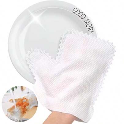 Pacote com 10 luvas reutilizáveis multiuso para uso doméstico, luvas texturizadas para limpeza de louças, janelas, limpeza profunda, itens essenciais para casa