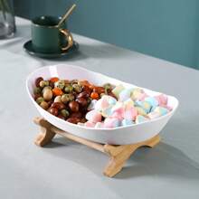 Coupe à fruits multicouche en bambou et bois, plateau de service moderne et créatif pour desserts et collations, décoration élégante pour le comptoir de cuisine à la maison