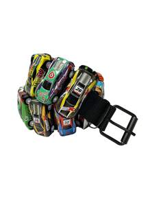 1pc Colorful Mini Car Racing Style Waist Belt, Dopamine Unisex Punk Y2K Retro Casual Waist Chain For Jeans, Suitable For Streetwear And Photography (Car Style Randomly Sent) Summer, Schoolcasual, Business, Boyfriend Husband Father Dad Men Gift, Daily Wear, Fashion, Teen, Outdoor, Vacation, Athletic, Travel, Street, Boho, Vintage