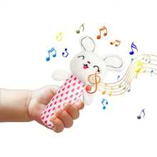 1pc Easy-Grip Baby Rattle Toy - Adorable Cartoon Sheep/Fox Shaped Design With Musical Notes, Durable Polyester Material, Perfect For Car Seat, Strolling, Playtime, Daycare Toys | Musical Rattle | Soft Texture (Multiple Styles Available) - Multicolor - View 15