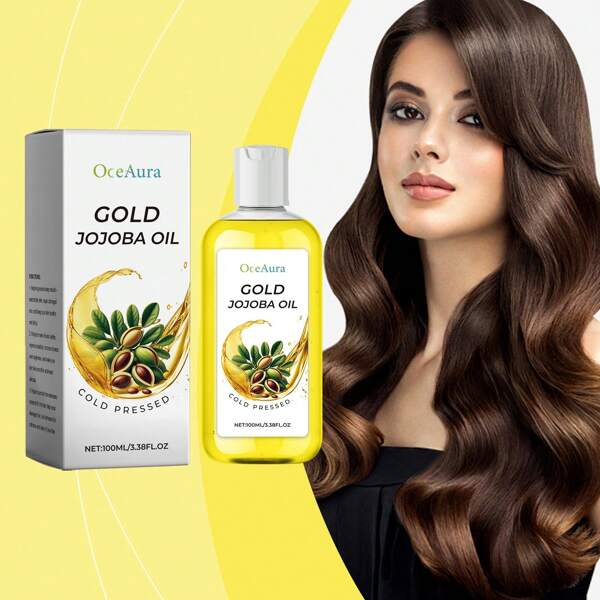 1 boîte (1 pièce, 100 ml) Huile essentielle multifonctions à base de plante à l'huile de jojoba. Hydrate et nourrit la peau de tout le corps