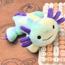 9 ornamentos para escritorio de peluche suave de gecko en colores surtidos, juguetes de peluche de geco coloridos adecuados como regalos de cumpleaños y decoración del hogar, accesorios creativos