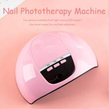 RTONTR 1 Stück Mini Nagel Lampe mit 18 Lampenperlen, weiße Nagel Lampe mit intelligenter Induktion, Backlampe, UV-Lampe zum Aushärten, schnell trocknende Nagel Phototherapie Maschine mit doppelter Lichtquelle UV Nagel Lampe, für Frauen und Mädchen Nail Art DIY Verwendung