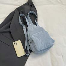 Women'S Stylish Marble-Print Backpack - Adjustable Strap, Multiple Compartments, Smooth Zipper Closure, Lightweight & Versatile Shoulder Bag In 4 Colors (White, Black, Pink, Silver Gray) - Ideal For Shopping, Photography, And Gifts, Everyday Backpack Stylish Backpack Durable Oxford Cloth