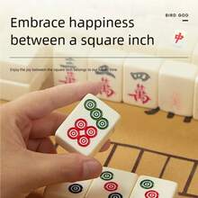 迷你麻将，1级，完美单色，全套麻将牌 - 彩色 - 查看 2