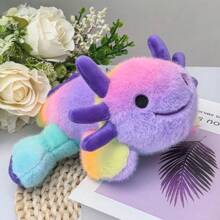 9 ornamentos para escritorio de peluche suave de gecko en colores surtidos, juguetes de peluche de geco coloridos adecuados como regalos de cumpleaños y decoración del hogar, accesorios creativos